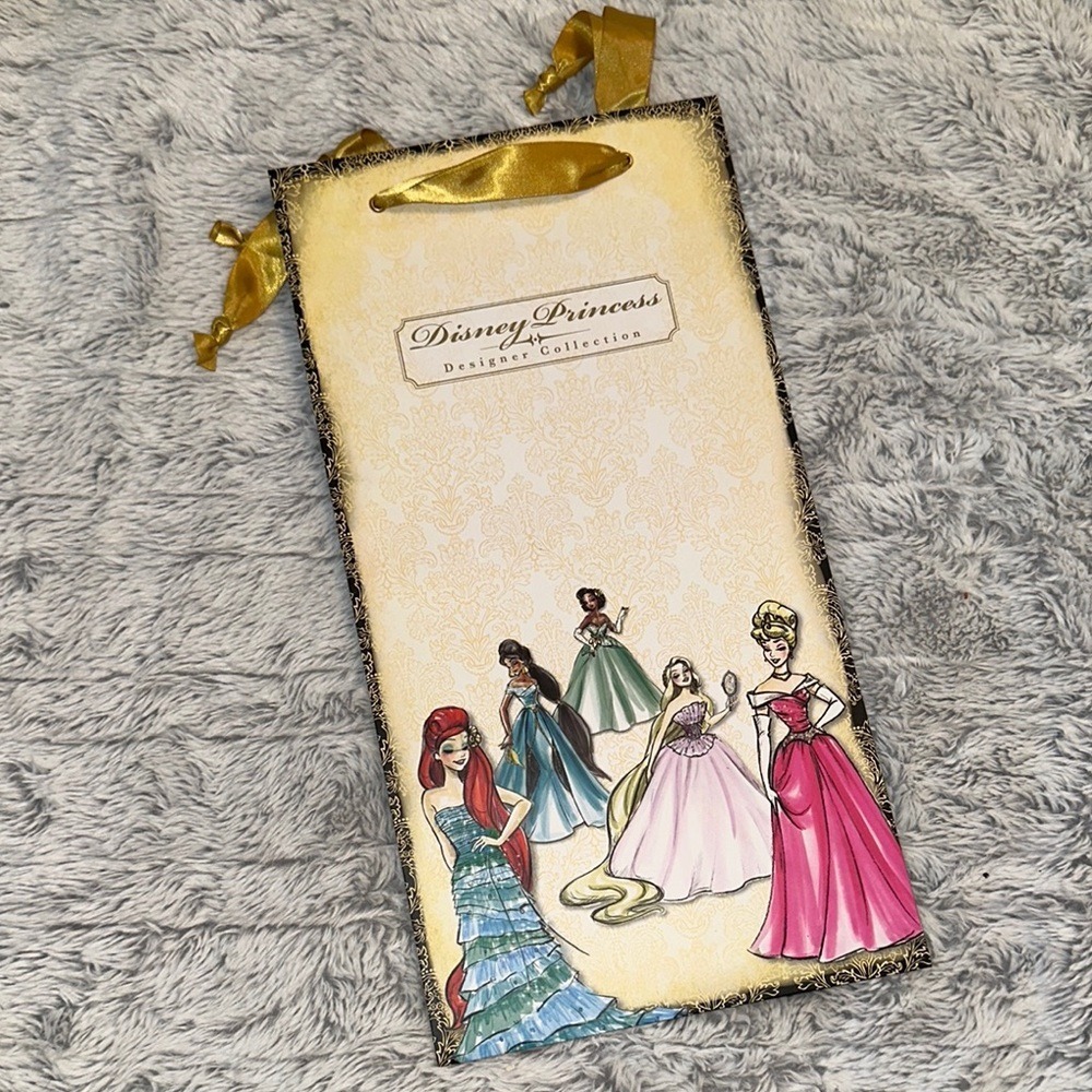 Disney Princess Designer Collection Gift Bag Gold Ribbon Store Ariel Tiana